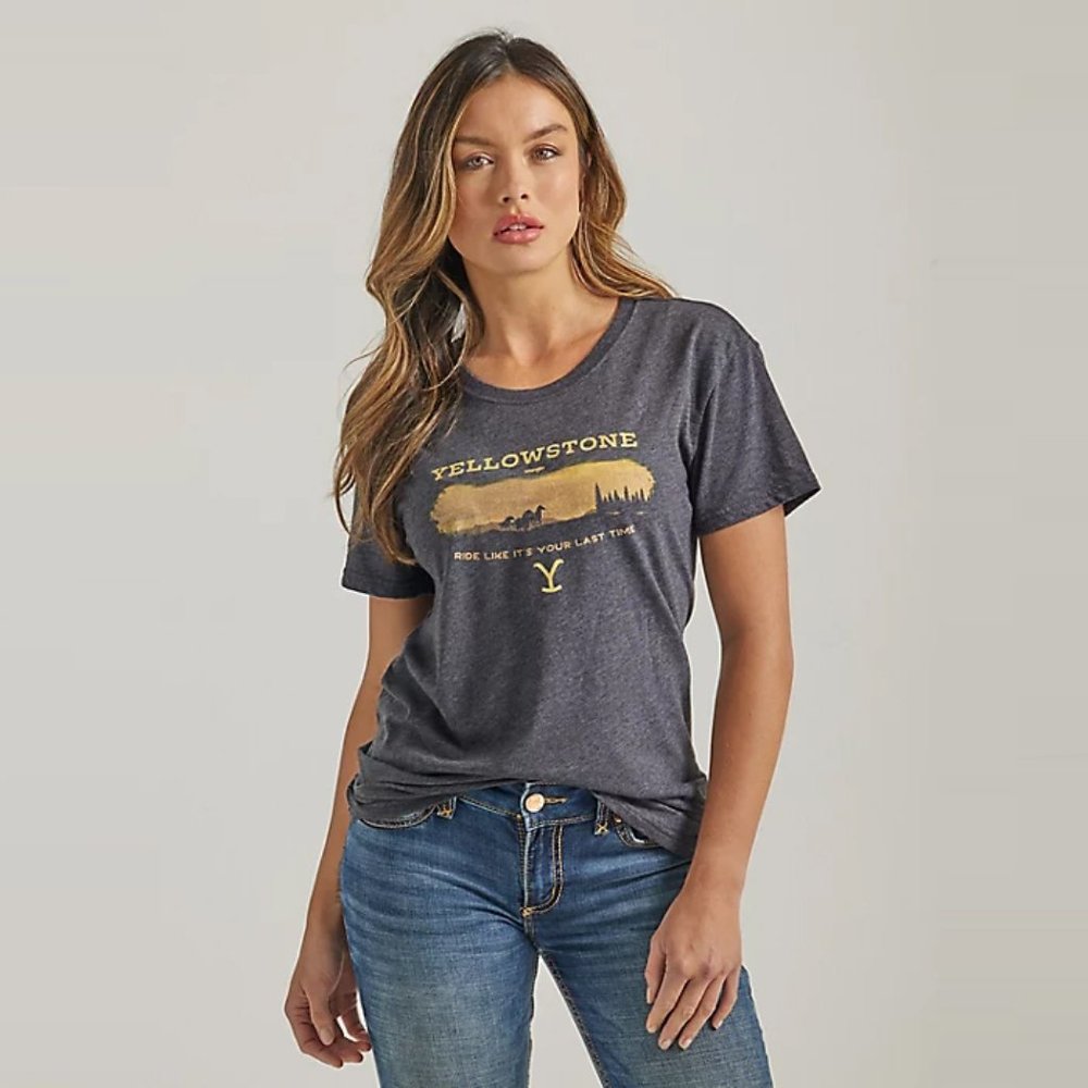 New Wrangler x Yellowstone Sunset Back Tee